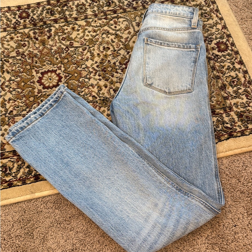 KanCan Light Blue Straight Boot Cut Leg Jeans